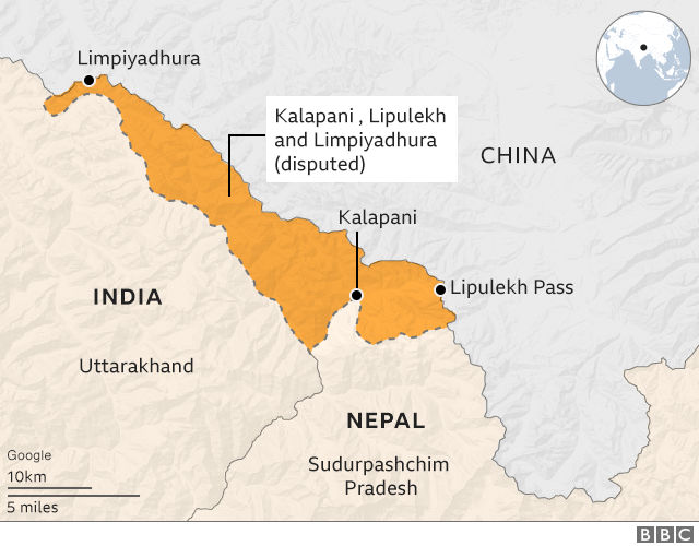 Indian border dispute with Nepal
