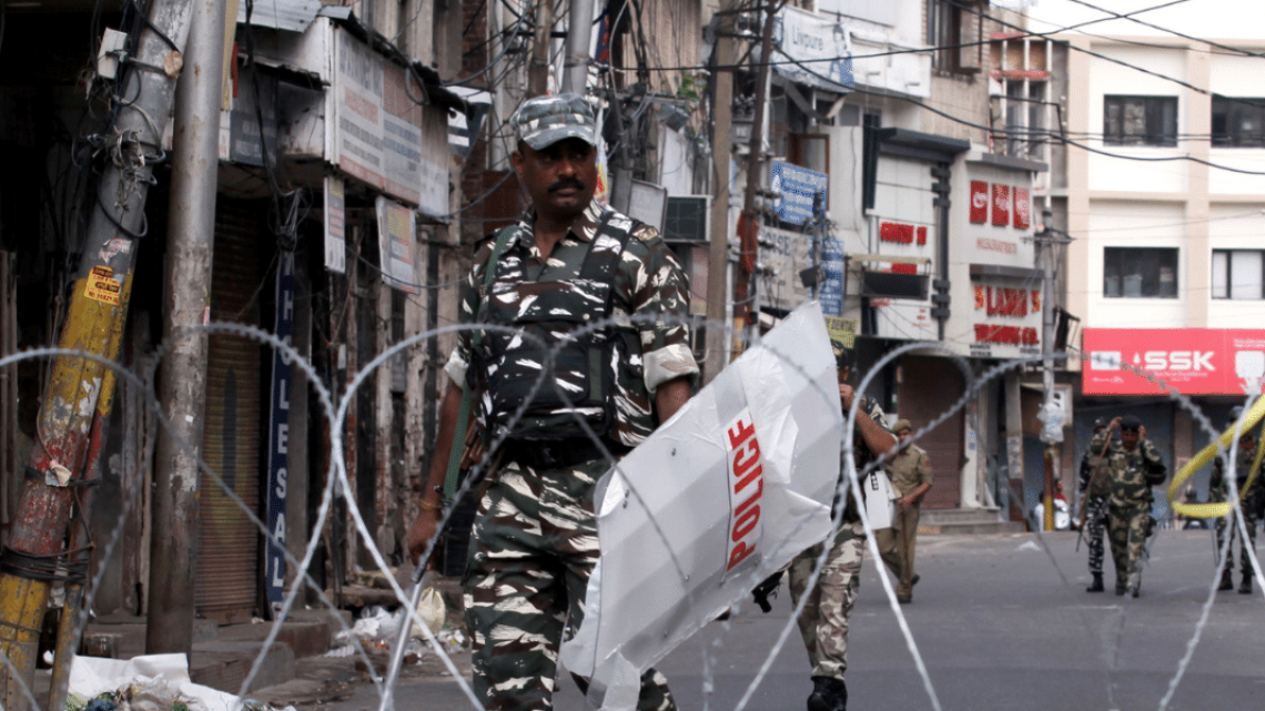 WORSENING HUMAN RIGHTS SITUATION IN IIOJK | Indian troops in Jammu and Kashmir
