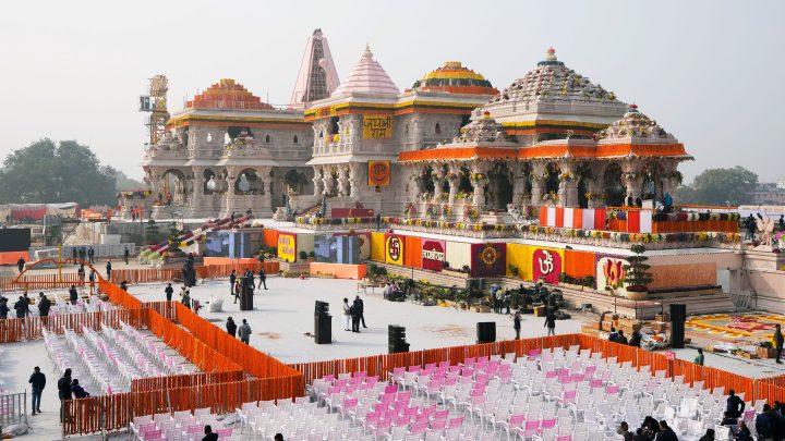 Communal Tension Surrounds Ram Temple Inauguration in Ayodhya, India