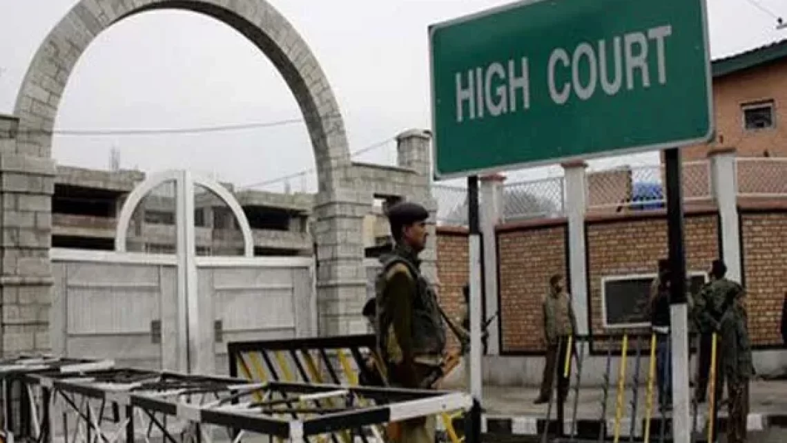 High Court in IIOJK Overturns Youth’s Detention under Controversial Law