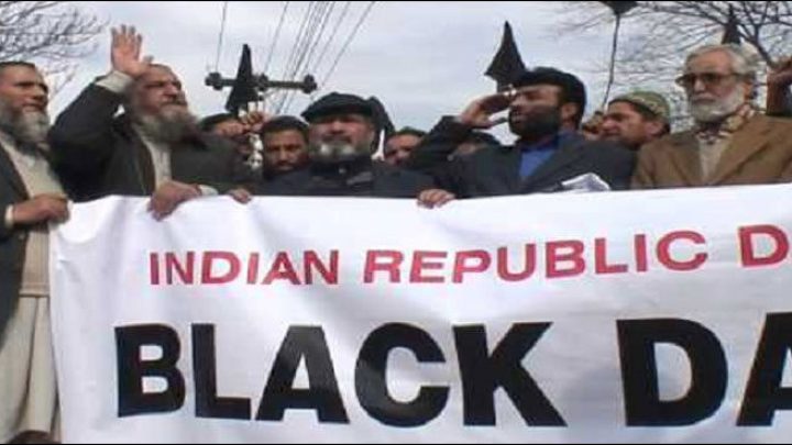 IIOJK Residents Declare Indian Republic Day as Black Day in Protest