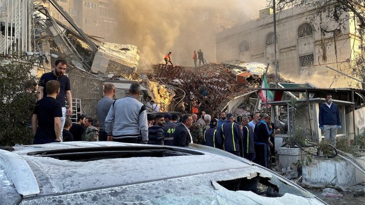 Israeli Strike Flattens Iran’s Consulate in Damascus, Escalating Middle East Conflict