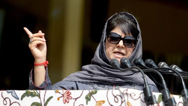 Mehbooba Mufti Condemns Outsider Candidates in South Kashmir Elections