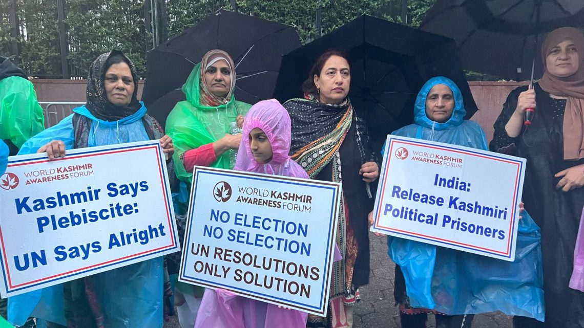 Rallying for Kashmir outside UN: ‘No Election but Self Determination’