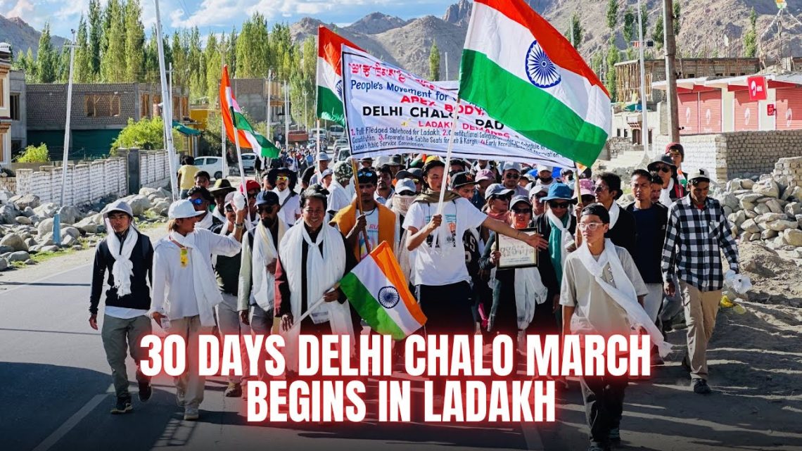 ‘Delhi Chalo Padyatra’ Kicks Off: A Peaceful March for Ladakh’s Future