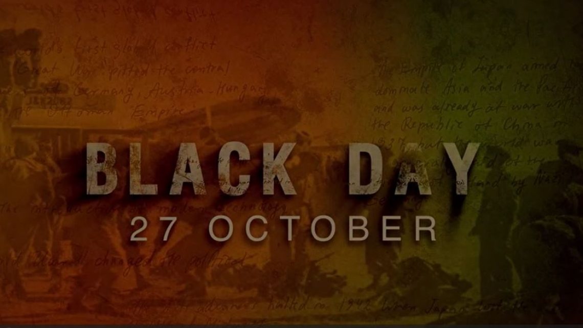 APHC – Advocate Pervez – Message – 27 October – Black Day