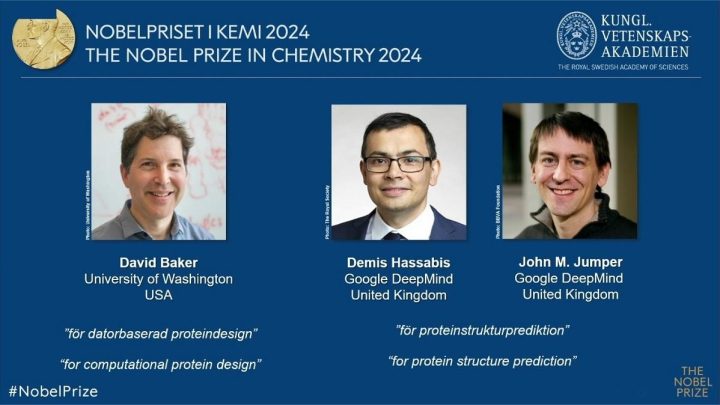 Three Protein Scientists Awarded Noble Prize 2024