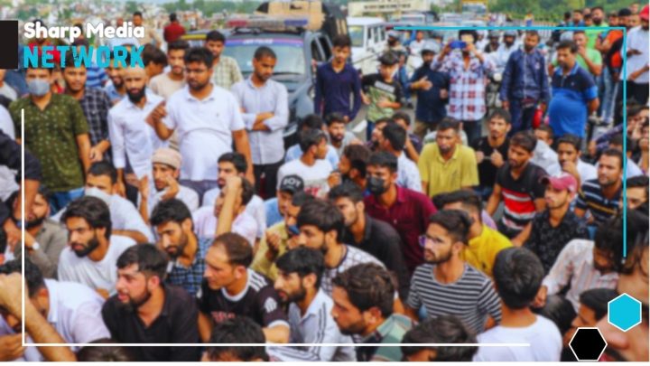 Jammu University Students Protest against Non-Local Recruitment in Tribal Quotas