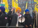 Sikhs Protest for Khalistan Outside Indian Embassy in Washington, D.C.