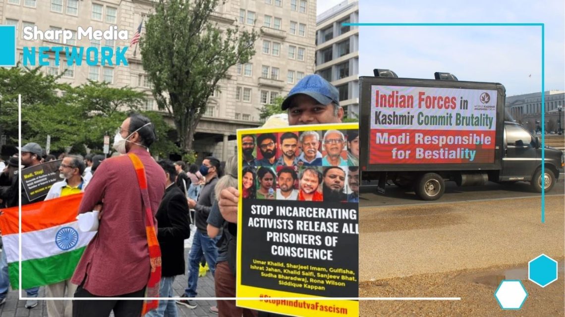 Protests in USA Against Modi’s Visit Highlight IIOJK Crisis