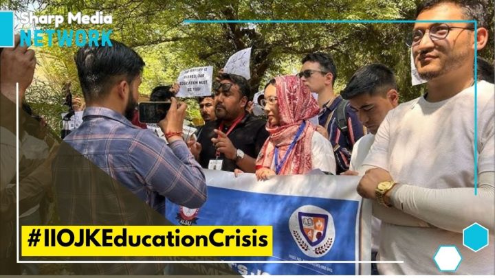 Students Protest for Restoration of Pre-2019 Admission Policy in IIOJK