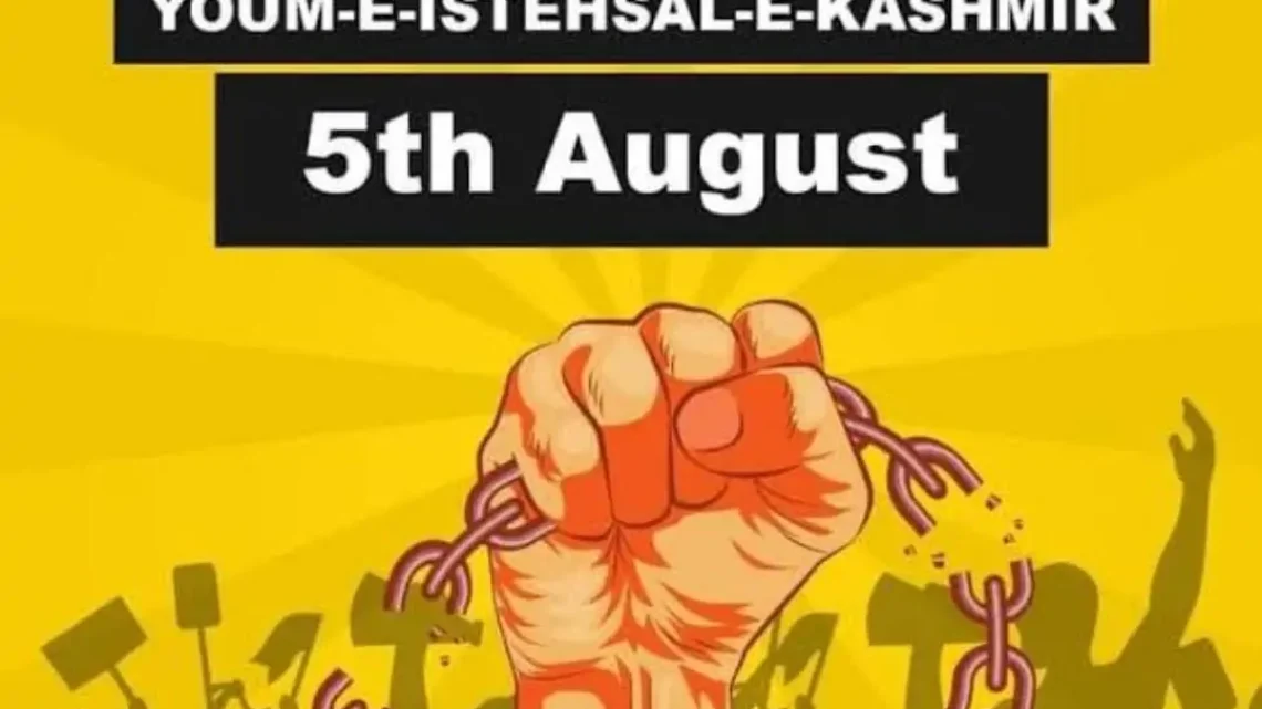 Black Day in IIOJK: India’s Illegal Actions and Kashmiris’ Unshakable Resolve