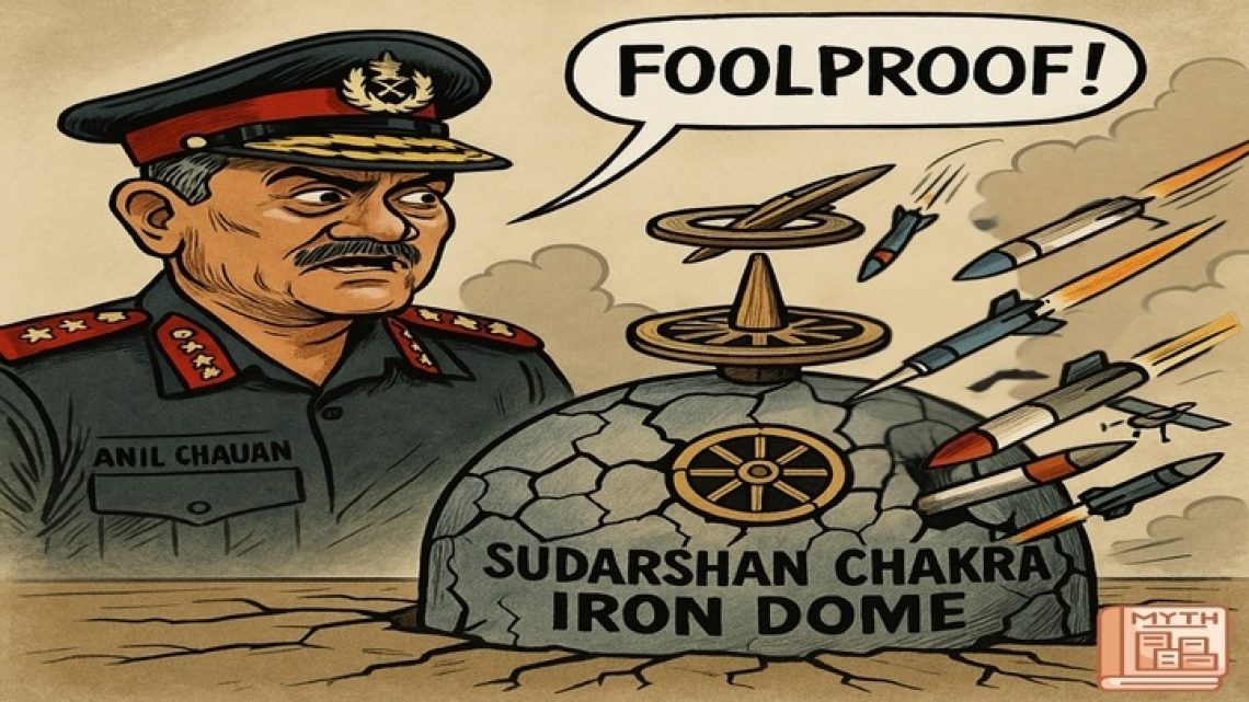 Sudarshan Chakra, India’s Iron Dome: A Flawed Dream of Chief of Defence Staff General Anil Chauhan