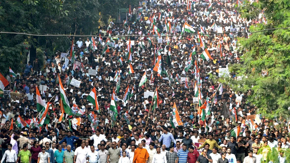 The Downfall of a Menace: How Mass Protests are Driving a Divided India to Collapse