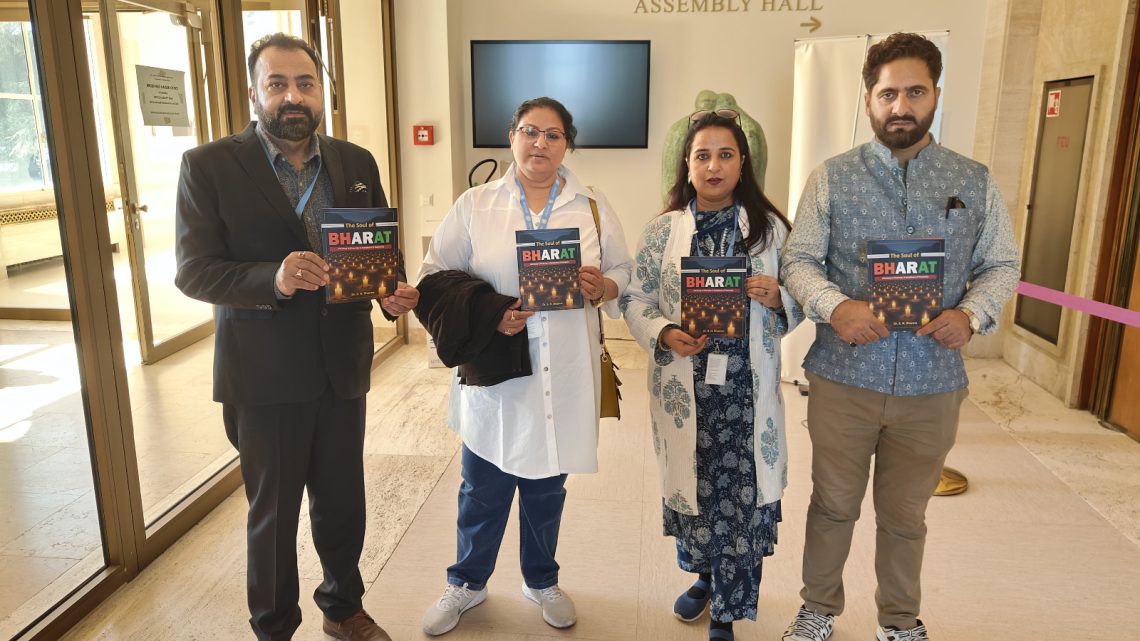 “The Soul of Bharat” Book Launch at UNGA by Indian NGO RSKS