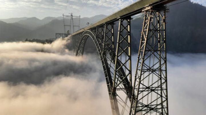 Rail Tracks, Bridges, and Tunnels Built to Strengthen Illegal Occupation