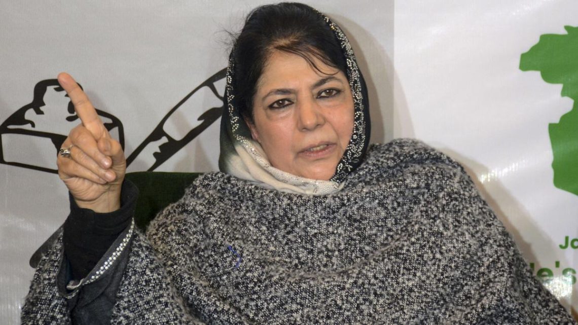 Srinagar: Mehbooba Mufti Raises Alarm Over Prolonged Detention of Kashmiris, Exposing India’s Inhuman Prison Policy