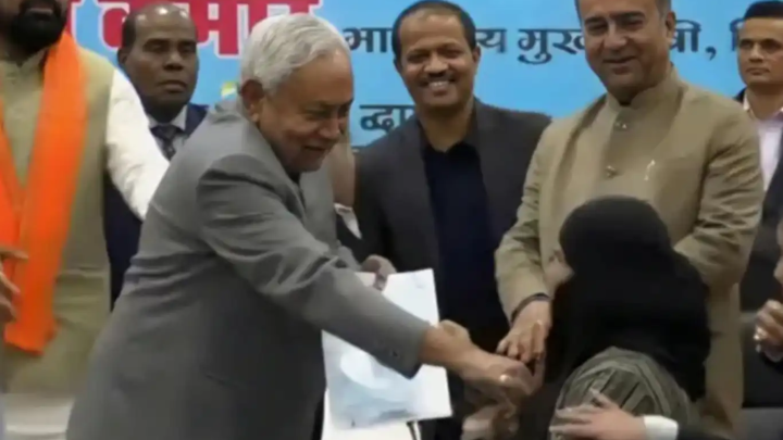 From Power to Humiliation: Bihar CM’s Removal of a Woman’s Hijab Reveals India’s Moral Collapse