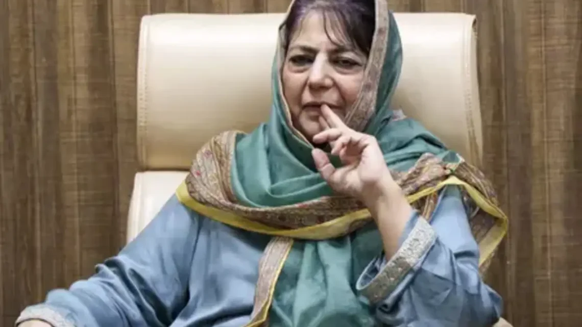 Mehbooba Mufti Exposes Modi Regime for Seizing Over 7,000 Waqf Properties in IIOJK