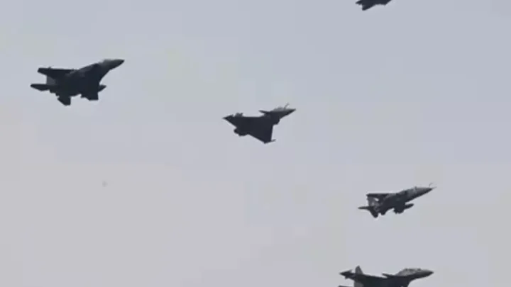 India’s War Frenzy Intensifies: Large-Scale IAF Exercises Near Pakistani Border in Gujarat After Military Failure and Ideological Exposure