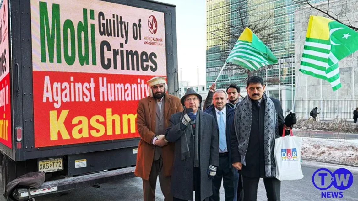 Digital Trucks Campaign in New York Challenges India’s Harsh Rule in Kashmir and Demands Global Action