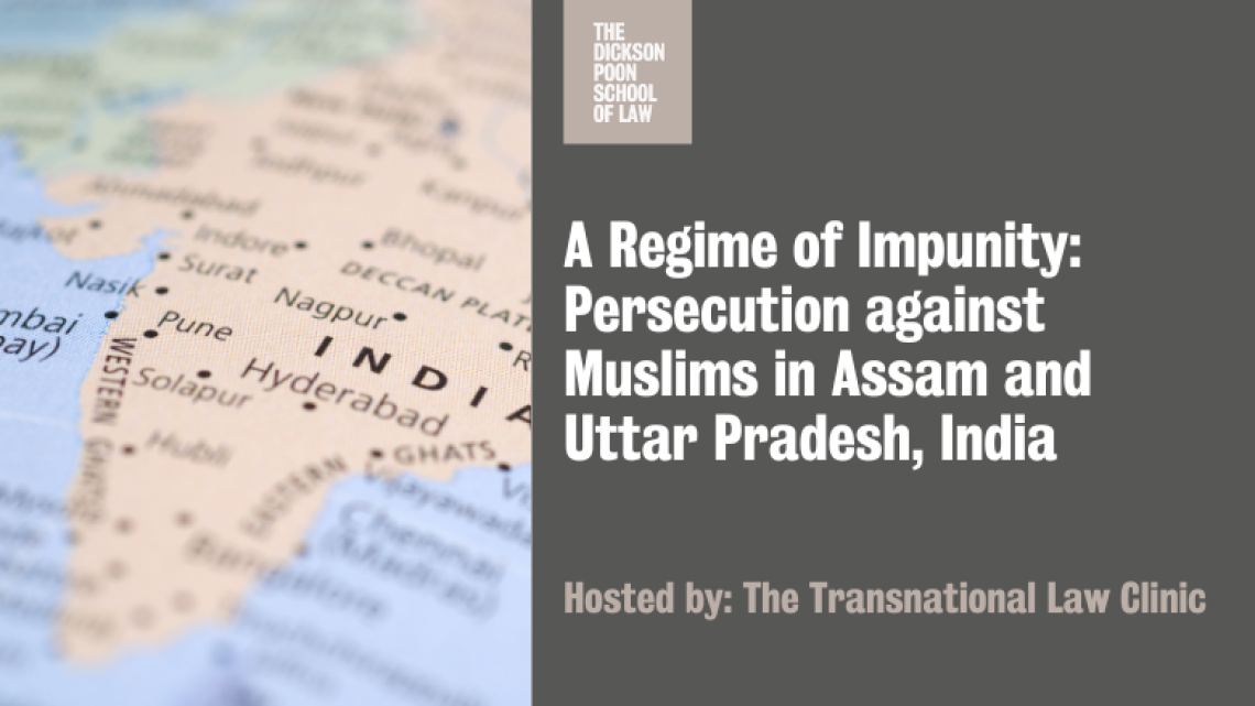 King’s College London Report Exposes Uttar Pradesh and Assam: India’s State-Sponsored War on Muslims