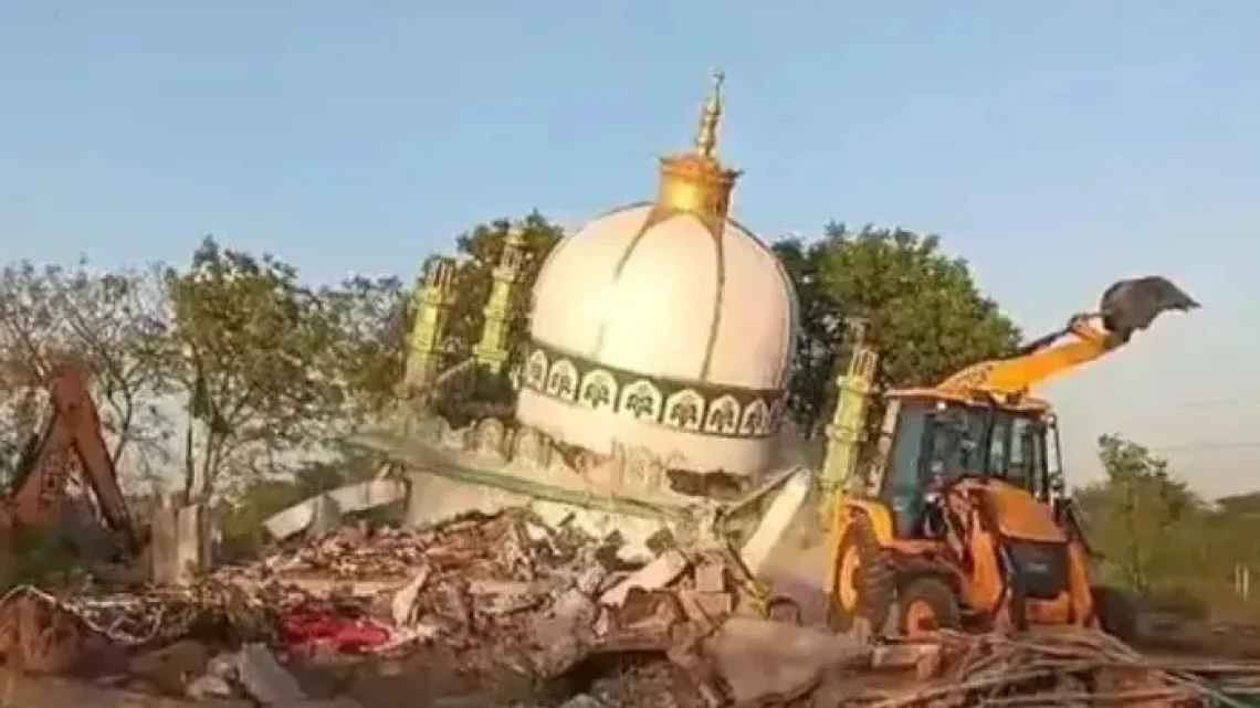 Gujarat’s Bulldozer Terror: The Brutal Erasure of Govali Village Dargah and Two Mazars