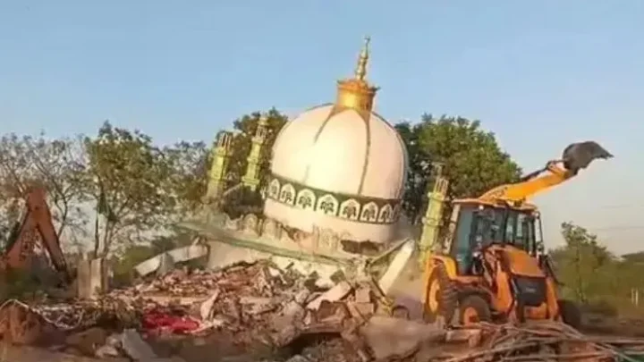 Gujarat’s Bulldozer Terror: The Brutal Erasure of Govali Village Dargah and Two Mazars
