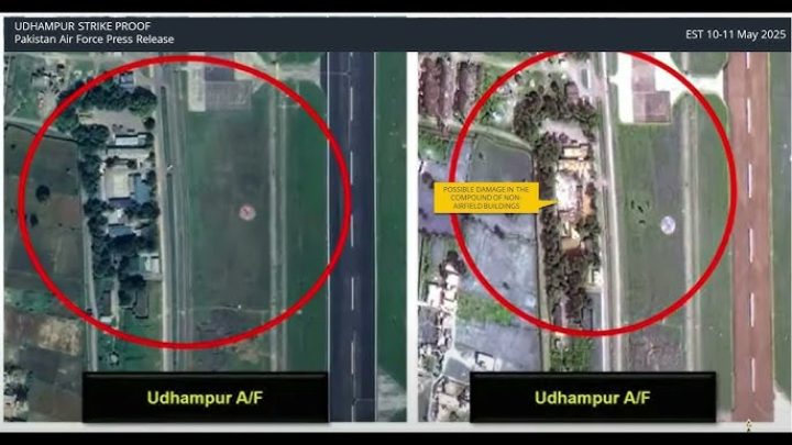 Official Admission of Military Losses Proves Pakistan Destroyed Udhampur Airbase and Smashed Frontier Command Centers
