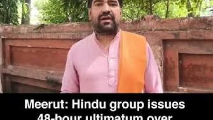 Hindu Group Warns of Massive Protests Over Two Hundred Year Old Meerut Jama Masjid Within 48 Hours