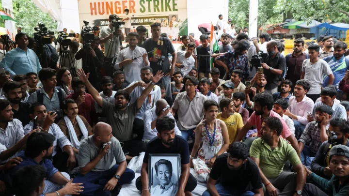 Al Jazeera Reports Massive Gen Z March To Indian Parliament Demanding Narendra Modi Resignation After Exam Leaks