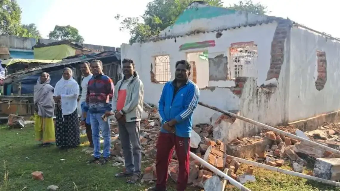 Hindutva Mob Demolishes Under Construction Church and Destroys Crosses in West Bengal