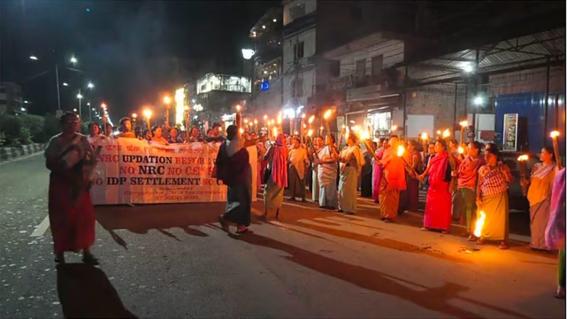 Demographic Shift Exposed as Manipur Women Protest Delay in NRC Implementation