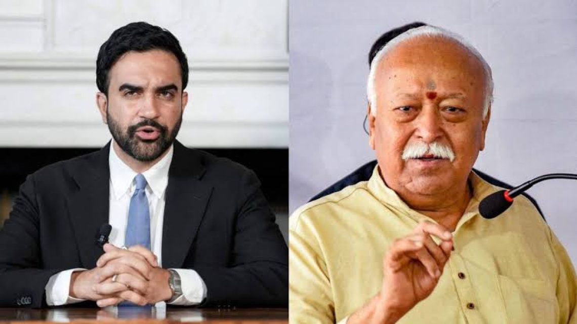 NYC Mayor Mamdani Opposes RSS Chief Mohan Bhagwat Rally At Madison Square Garden