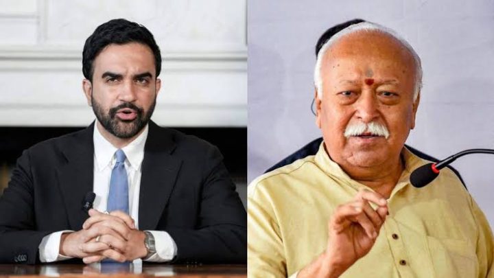 NYC Mayor Mamdani Opposes RSS Chief Mohan Bhagwat Rally At Madison Square Garden