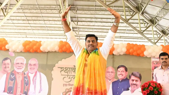 BJP MLA Rameshwar Sharma Threatens Missile Attack On Bhopal Muslim Area Exposing State Anti Minority Hatred