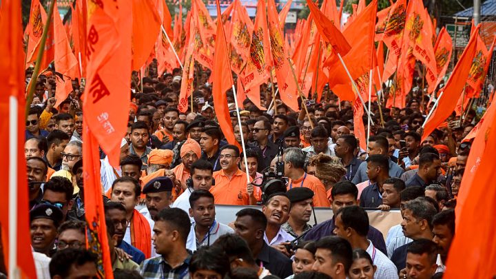 BJP Attacks Academic Freedom As Suvendu Adhikari Leads Saffron March To Threaten Jadavpur University Students