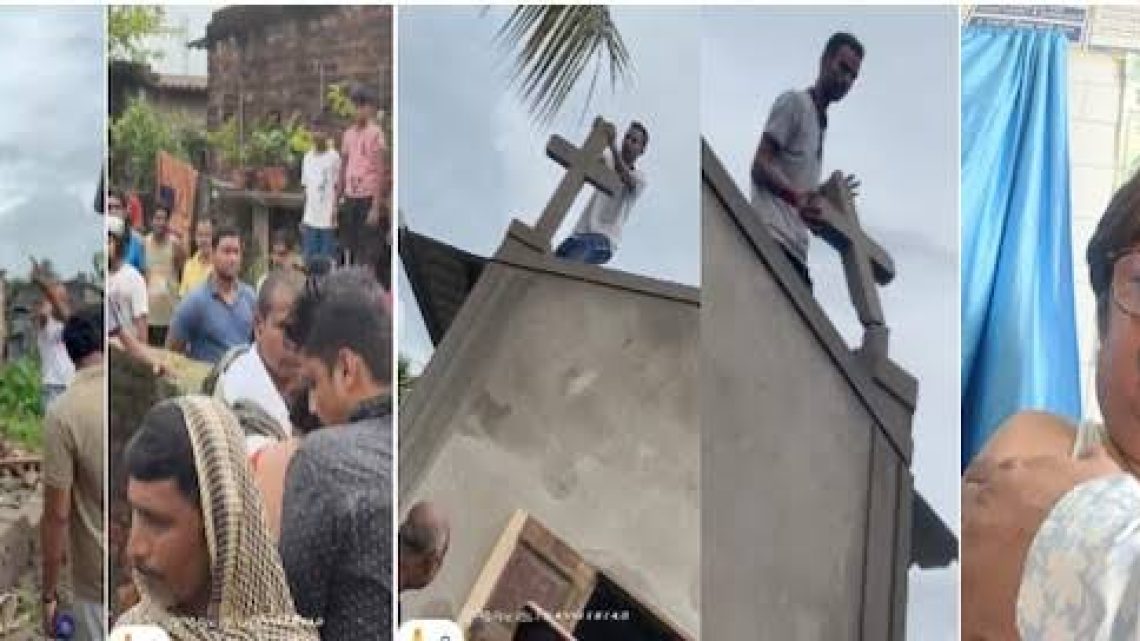 Catholic Church Vandalized in West Bengal as Religious Extremists Target Christian Minorities Without Fear